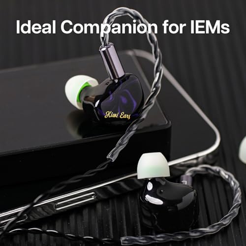 Image of Linsoul Kiwi Ears Flex Earbud Tips, Replacement Silicone IEM Tips, 3 Pairs, S /M /L Size, for KZ ZS10 Pro 2, SuperMix 4,Hype4,Orchestra Lite, Cadenza Wired /Wireless Earphones (Green)