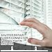 Ribbonlic 20 Pcs Shutter Repair Slider Connector Plantation Shutter Repair Kit Replacement Parts, 2 Connect 3.25