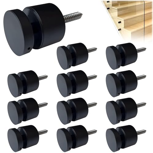 Entretoise de balustrade en acier solide 0.6kg noir mat LukLoy