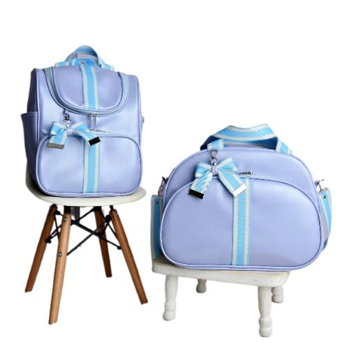 Kit Bolsa Maternidade 2 peças I Mochila Multifunção I Mamãe I Impermeável (Azul Bebê)