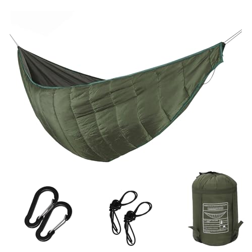 REDCAMP Hommock Underquilt Underblanket, Lightweight Camping Quilt for Hammocks Gear Warm 4 Seasons,Ideal for Travel, Backpacking, Hiking, Beach, Backyard, Patio