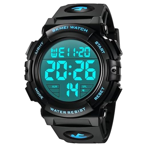 MJSCPHBJK Watches for Men, Digital Sports Watch for Mens Waterproof LED Screen Large Face Military Tactical Watch