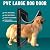 cdar XL Dog Door, PVC Plastic Doggie Door, Pet Door with Automatic Closing System, Wall Dog Door with Double Flaps, Extreme Weather Doggy Door, Dog Door for Large and Extra Large Dogs 1 Set