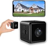 🎥【Ultra-compact camera】Mini caméra Espion WiFi,Ultra mini, flexible, avec support magnétique, facile à utiliser et polyvalent. Cette mini caméra cachée a un design compact et une petite taille (5 x 4,5 x 4,5 cm), similaire à une pièce de 2 euros. Le support magnétique inclus vous permet de monter la petite caméra espion n'importe où pour surveiller votre maison ou votre bureau !