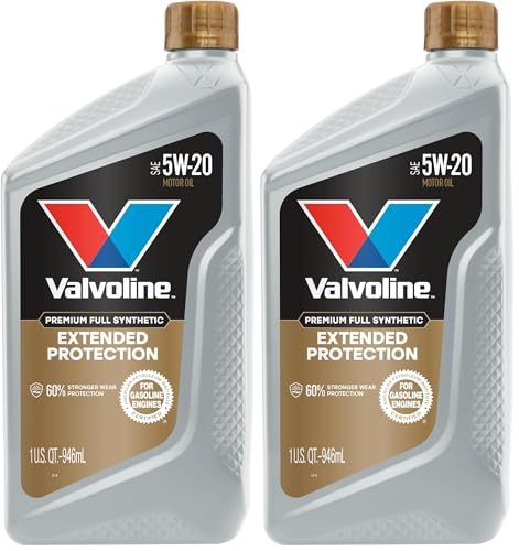 Image of Valvoline Extended Protection 5W-20 Full Synthetic Motor Oil 1 Quart (Pack of 2)