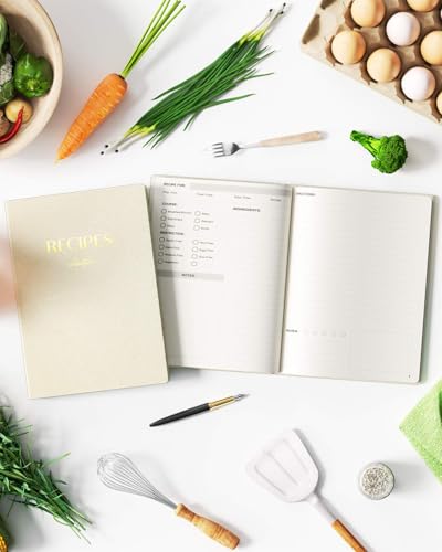 Carnet de recettes vierge pour ne plus perdre vos secrets de cuisine - 5