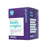 Goodwipes Body Wipes, Really Big for All Over, Made with Aloe, Plant Based and Hypoallergenic, Wipe Away Sweat and Odor, For Face and Body - V. Fresh, 10 Count