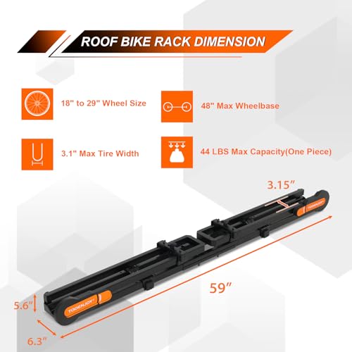 TOOENJOY Upright Roof Mount Rack