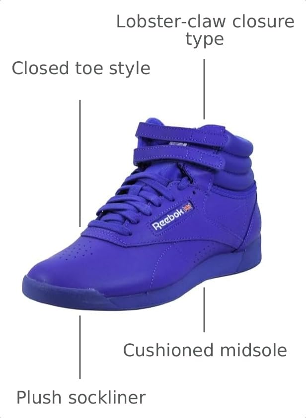 Image of Reebok Women's Freestyle Hi High Top Basketball Sneakers