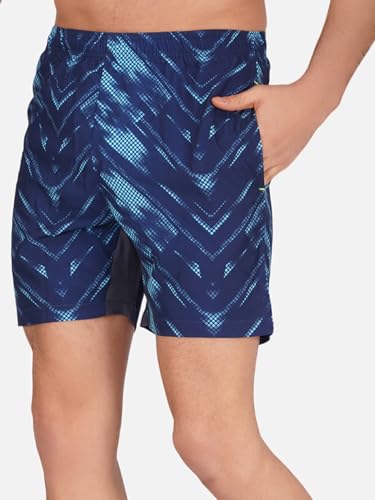 Image of NEVER LOSE Mens 5 inch Swim Trunks with Zipper Pockets Quick Dry Beach Board Shorts for Men Swimsuit Swimwear with Mesh Lining