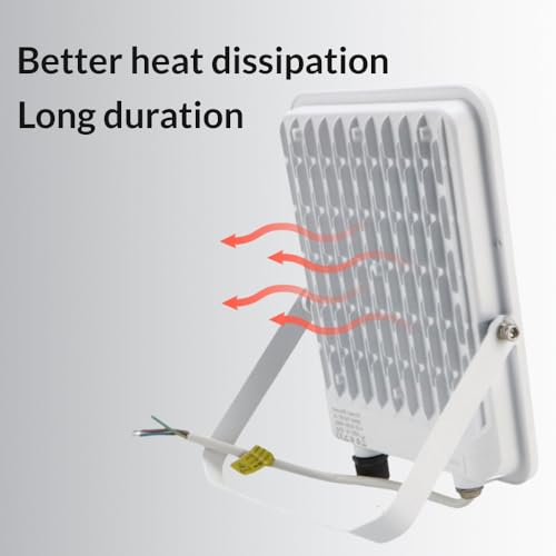 Miniatura 2 de M Ledme - Foco Proyector Led Napoli Plus White 50w, Protección Ip65, Regulable De Luz Fría A Luz Cálida 2700k-6500k, Iluminación Exterior, De Uso Para Jardín, Patios, Parking, Hotel, Naves Etc.