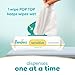 Pampers Sensitive Baby Wipes, Water Based, Hypoallergenic and Unscented, 8 Flip-Top Packs, 4 Refill Packs (1008 Wipes Total)