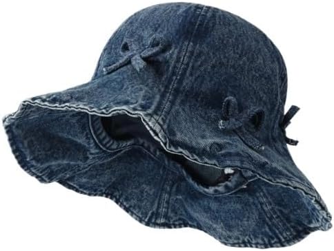 Denim Fisherman Hat Women's College Outdoor Street Photography Beret
