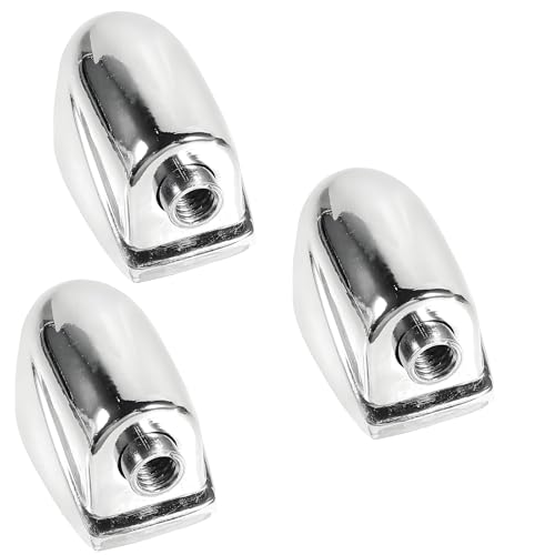 Terminal de metal estándar de 40 mm para batería que se adapta a la mayoría de instrumentos de percusión para uso profesional y doméstico, ajuste estándar de repuesto