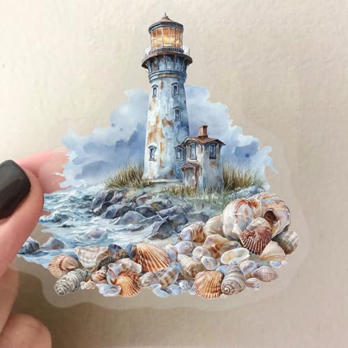 Image of 50 PCS Retro Sailing Stickers for Scrapbooking Journaling Junk Journal Scrapbook Supplies - Waterproof Transparent PET Aesthetic Decals for Resin Crafts Decorative Art Crafts (Retro-2)
