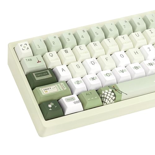 Touches PBT style rétro minimaliste de qualité supérieure profil cerise