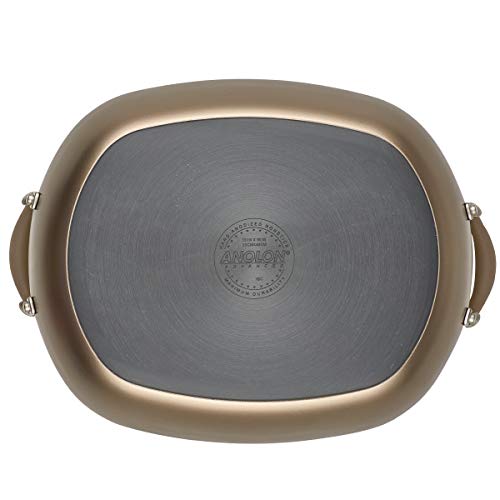 Anolon Advanced Home Hard-Anodized Nonstick Open Stock Cookware- 6 X 13 Oval Roaster With Bulb Baster And 2-Piece Turkey Lifter Set (Bronze) #TOP6