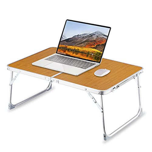 Foldable Laptop Table for Bed, SUVANE Lap Desk Bed Desk, Breakfast Serving Bed Tray, Portable Mini Picnic Table Storage Space Laptop Desk Reading Holder(Bamboo) Foldable Laptop Table for Bed, SUVANE Lap Desk Bed Desk, Breakfast Serving Bed Tray, Portable Mini Picnic Table Storage Space Laptop Desk Reading Holder(Bamboo)