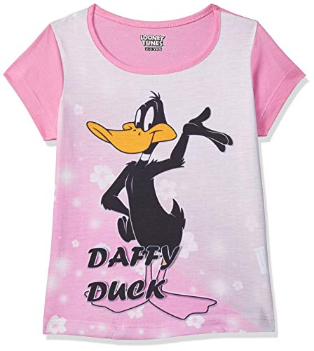 Image of Eteenz Shine On Girl's Regular fit T-Shirt (ESOJG19LT25TOP Pink 2-3 Years)