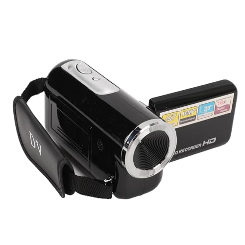 Caméscope 1080P avec zoom numérique 16X et écran rotatif pour un cadrage parfait
