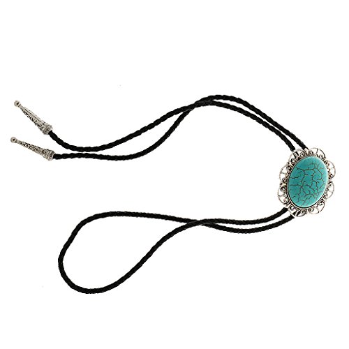 gazechimp Novidade Retro Bolo Tie Men Tempo Turquesa Bolo Tie Para Homens Terno Camisa Presentes