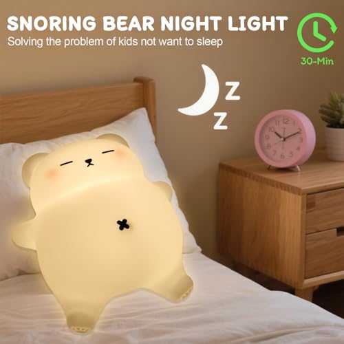 Lámpara nocturna silicona recargable para niños miniatura 7