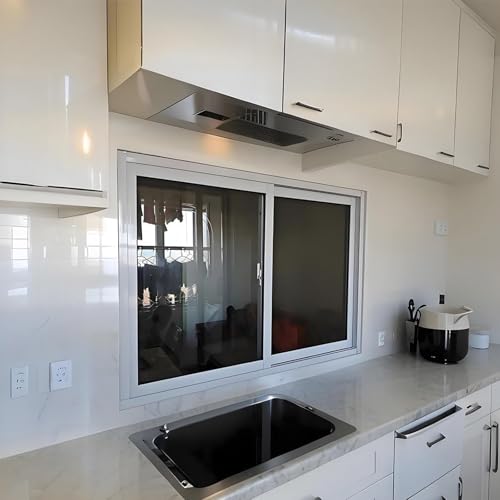 Ventana corredera para gallinero blanca de 32x18 con vidrio extraíble 3