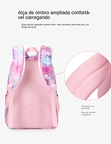 NUTOT kit mochila escolar infantil menina mochila feminina grande impermeável lancheira termica femi