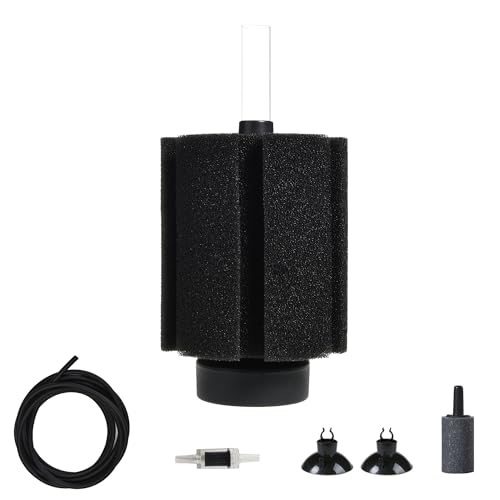 Image of Aquarium Sponge Filter 20 Gallon,Quiet Sponge Filter With Air Stone For Betta Fry Shrimp and Small Fish (1 pcs)