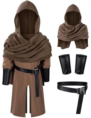 Image of TOKYO REVENGERS Kids Medieval Renaissance Pirate Costume Knight Cosplay Outfit LARP Costume Accessories Set