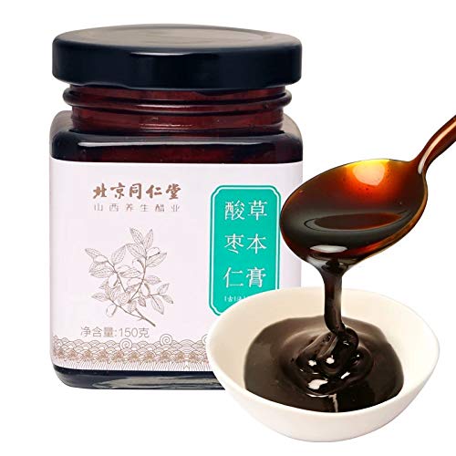 Chinese Medicine北京同仁堂酸枣仁膏150g 助眠酸栆仁粉丸百合茯苓茶安失神多梦睡眠质量差