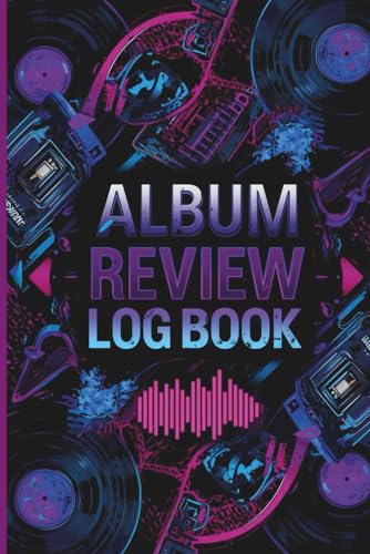 Music Album Review Log Book 6x9 | 120-Page Logbook for Rating Albums, Songs, Artists & Listening Notes image 2