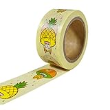 MANGO ART COMPANY マスキングテープ 幅20mm×長さ7m フルーツ猫 MACMT-16