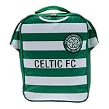Celtic FC Kit Lunch Bag Green & White Striped - Official Merchandise by Celtic F.C.