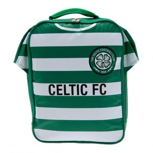 Celtic FC Kit Lunch Bag Green & White Striped - Official Merchandise by Celtic F.C.