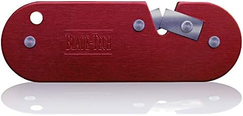 Blade Tech Classic Knife & Tool Sharpener Medic in Red with Pouch