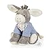 Sterntaler Spieluhr, Stofftier Esel Emmi, Austauschbares Spielwerk, Größe: L, Hellblau/Grau 6022000
