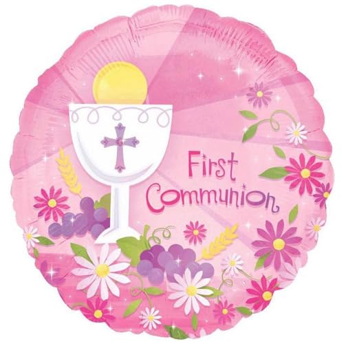 Anagram International First Communion Flat Balloon, 18
