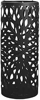 DRPDFWP Hollow Umbrella Stand Umbrella Holder for Indoor Long and Short Handle Umbrella Bucket and Organizer black