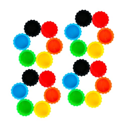 SUPVOX 24個小型爬虫類用フードボウル シリコーン製広縁設計で安定 滴こぼれ防止 軟質耐久素材 爬虫類 カメ用浅口餌入れ 飼育環境に