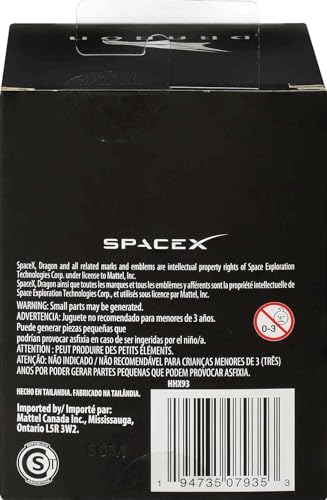 Matchbox SpaceX Dragon Spacecraft, Premium Die-Cast Replica Vehicle with Collectable Packaging - Image 5