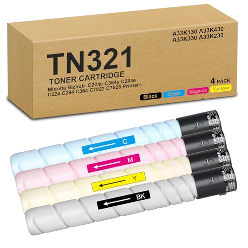 IBOBLIN TN321 Toner Cartridges A33K130 A33K430 A33K330 A33K230