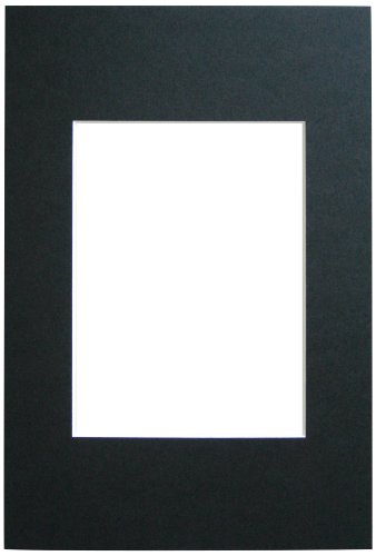 walther design Passepartouts Negro para tamaño de Marco: 30 x 40 cm, tamaño de la Imagen: 20 x 30 cm passepartouts PA041B