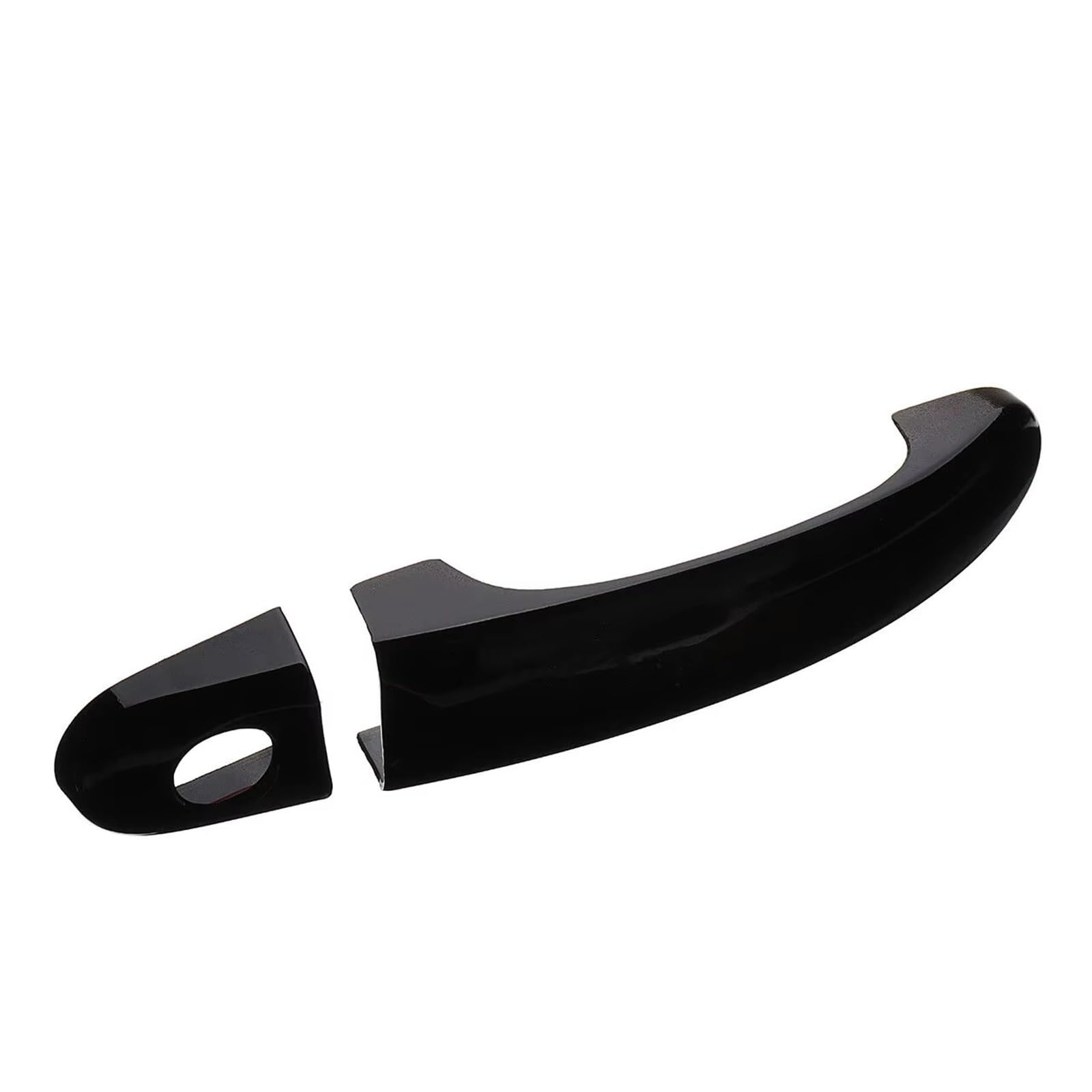 DBCKLS Vehicle Exterior Outer Door Handle for Transporter for T5 for T6 2003-2015 for Caddy for Touran Black Car Door Handle Cover Trim