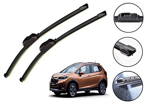 Image of Auto Hub Car Wiper Blades Compatibility With WR-V - Set of 2 Pcs (D-24,P-14)