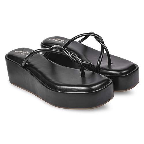 Image of JM LOOKS Fashion Stylish Casual Wedges Heel Sandal Fancy Comfortable Sole For Womens & Girls