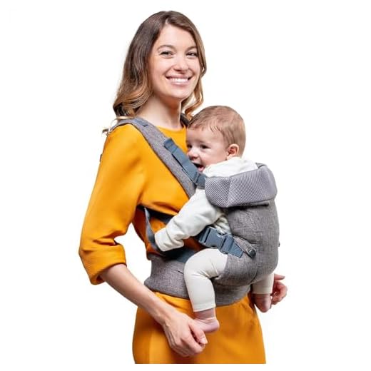 You+Me 4-in-1 Babytrage mit 3D-Cool Mesh – Für Neugeborene ab 3,6kg und Kleinkinder bis 14,5kg