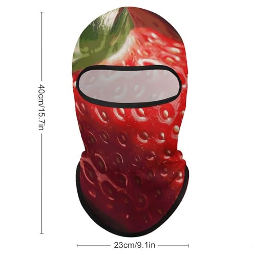 Balaclava Mask for Men Ski Mask for Women Strawberry Full Face Mask Face Cover for Cycling miniatura 2