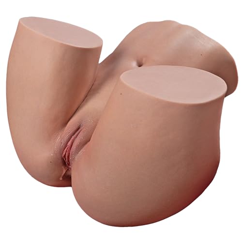 Image of 38LB Full-Size Sex Doll Male Sex Toys for Men, 100% Silicone Pocket Pussies Male Masturbator Realistic Female Adult Toy Torso Butt Stroker Ass with Tight Viginal and Anal Chanel