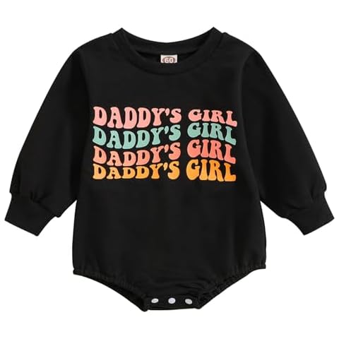 Snr-k Baby Girl Boy Crewneck Sweatshirt Romper Long Sleeve Newborn Outfit Top Letter Print Fall Winter Clothes Cover